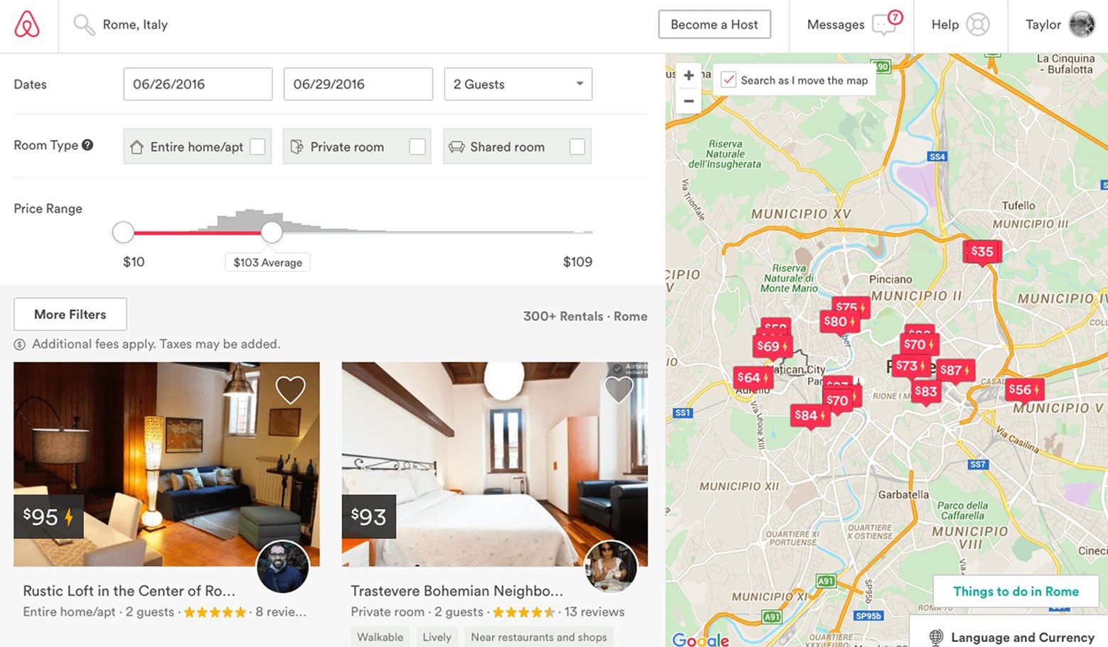 how to build a website like Airbnb