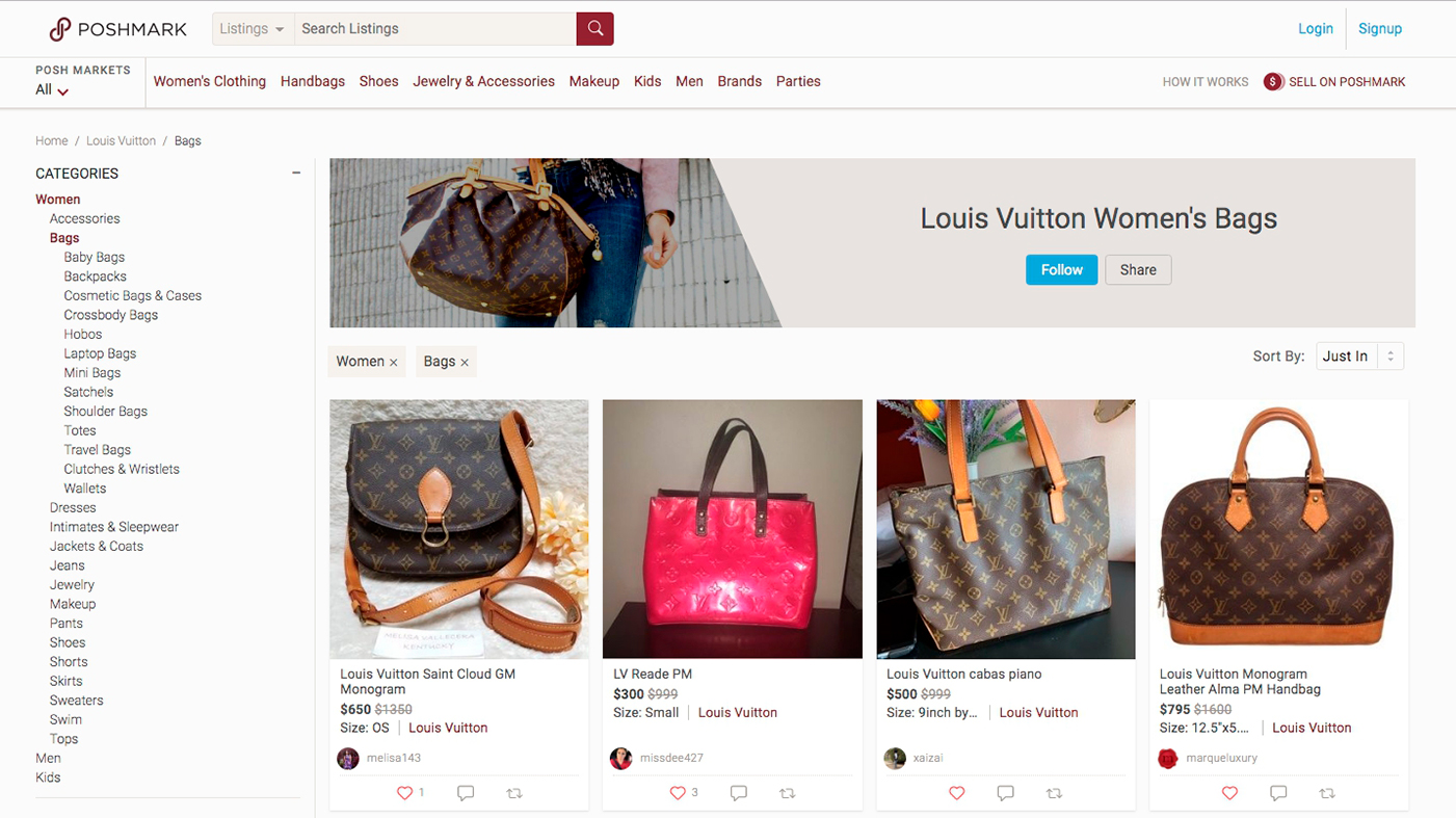 how to build a website like Poshmark