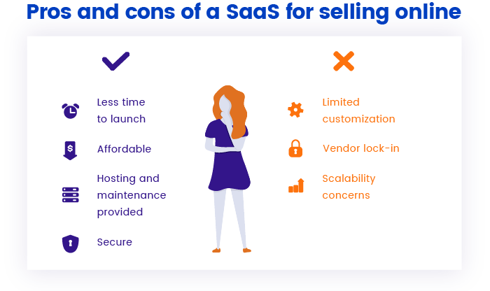 Advantages and disadvantages of using SaaS for your online store