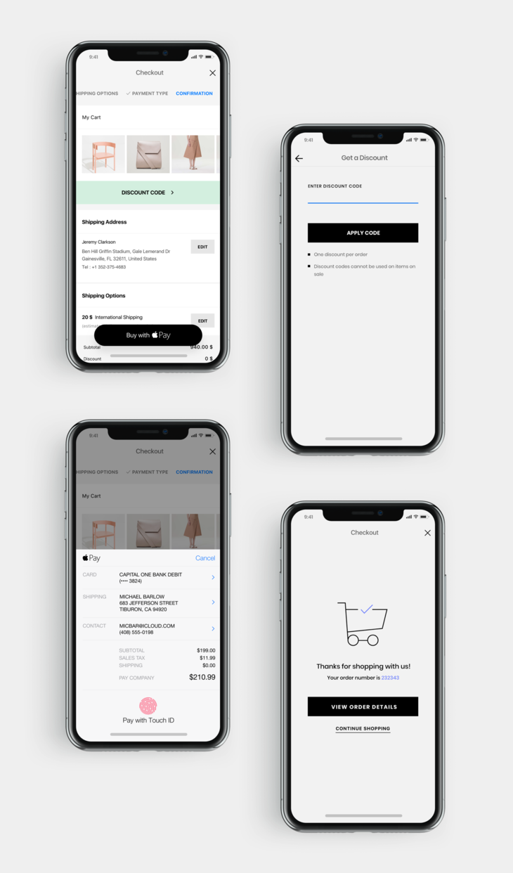 ShopApp shopping cart management