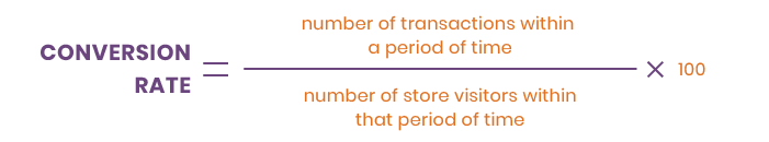 How to calculate conversion rate