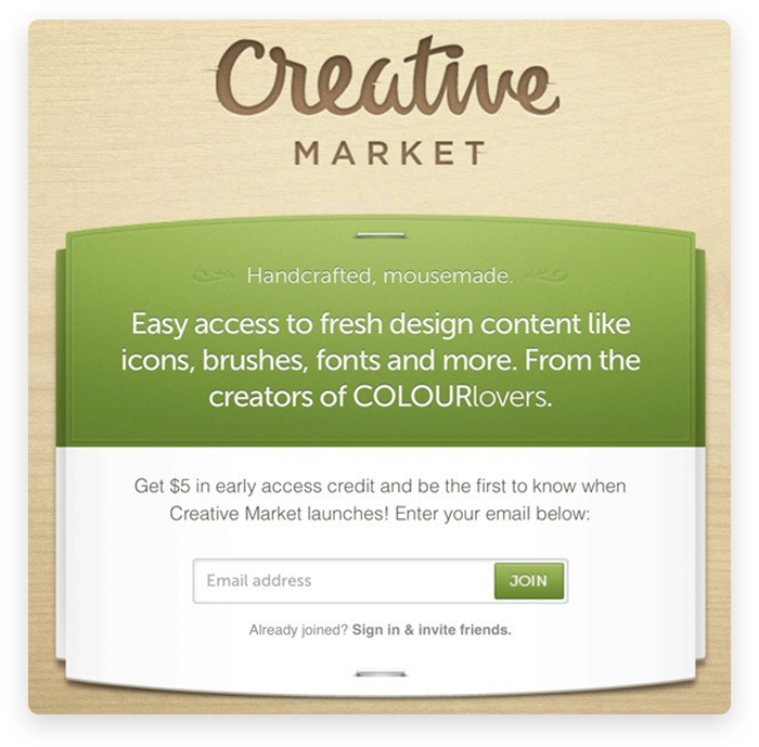 Creative Market Offering