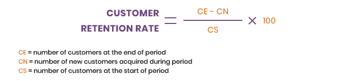 How to calculate customer retention rate