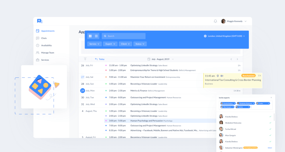 custom booking system