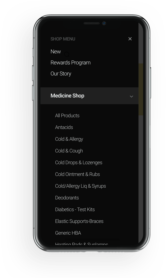 Medshop Express mobile optimization