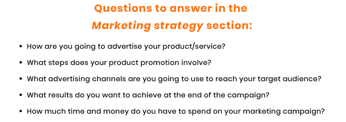 marketing strategy questions for tech startup