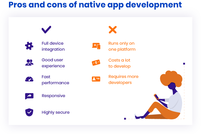 Pros and cons of native app development