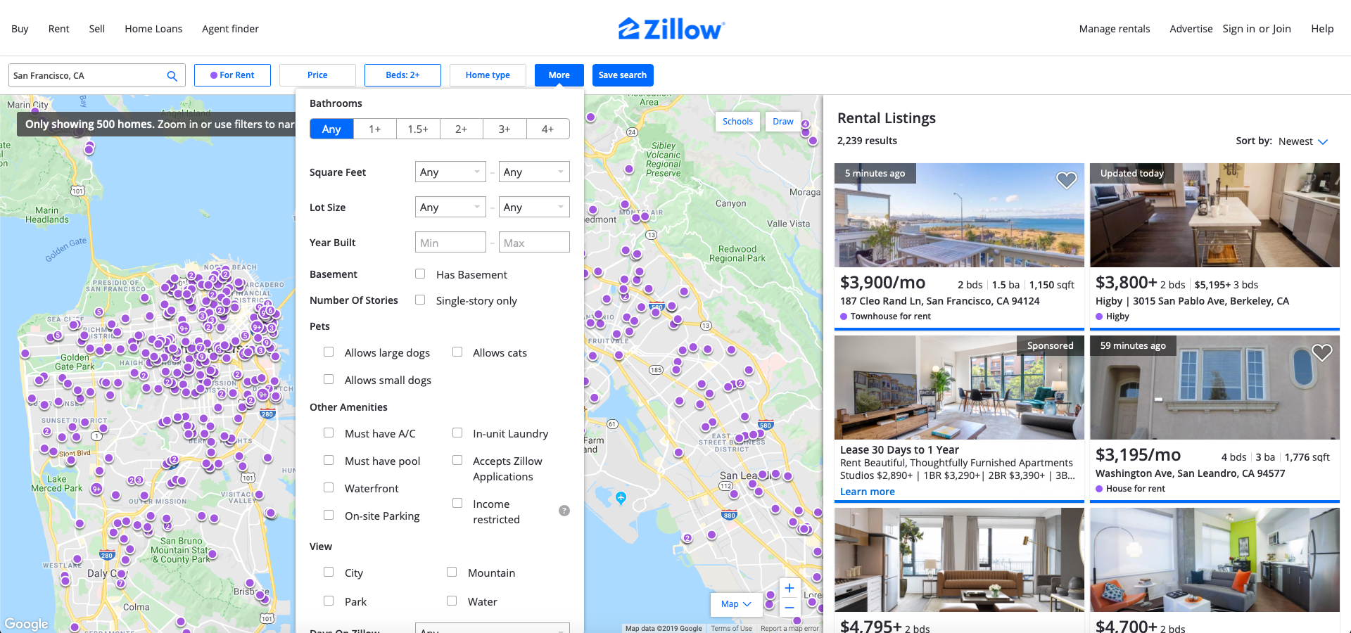 how to build a website like Zillow