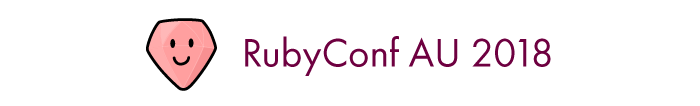 The Logo of RubyConf AU 2018