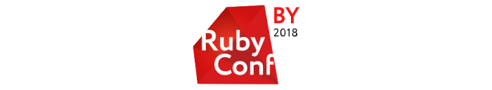 The Logo of RubyConfBy 2018