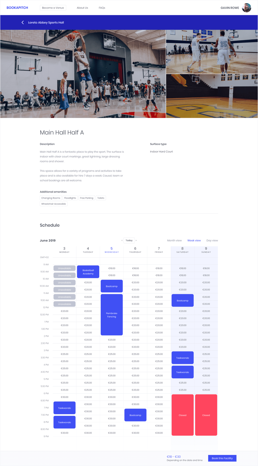 Sports Facility Overview