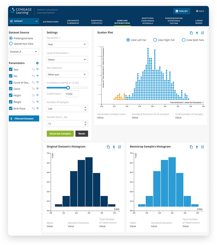 Statistics Screenshots