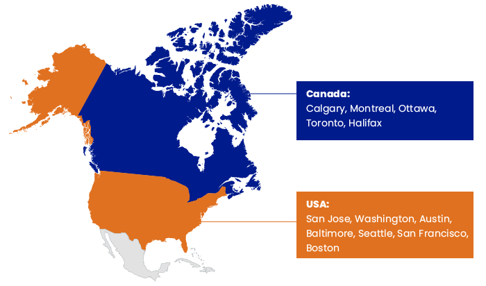 US & Canada as destinations for outsourcing